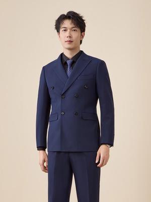 Ensemble Costume Homme Double-Boutonnage Automne/Hiver - Tenue Professionnelle d'Affaires pour Managers d'Hôtel