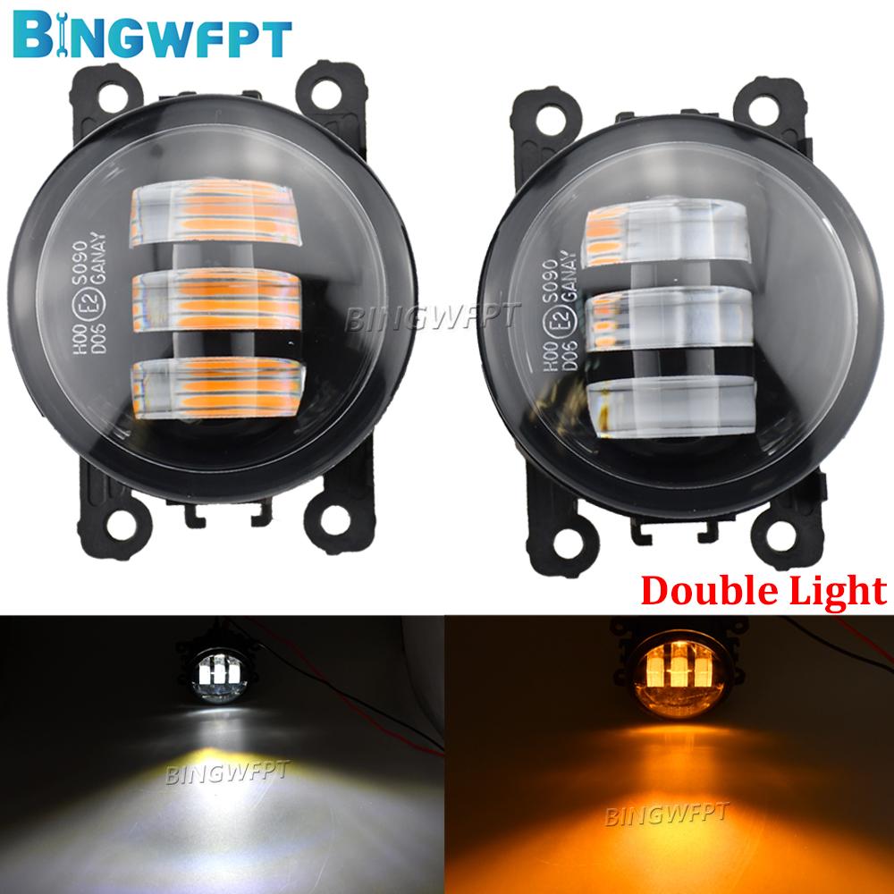 Front Bumper Fog Lamp Daytime Running Light H11 12V For Suzuki Jimny FJ Closed Off-Road Vehicle 1998-2014 LED Fog Light Assembly