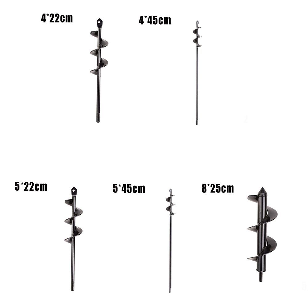 Supplies Earth Drill Power Planter Ground Drill Spiral Drill Bit Auger Flower Planter Digging