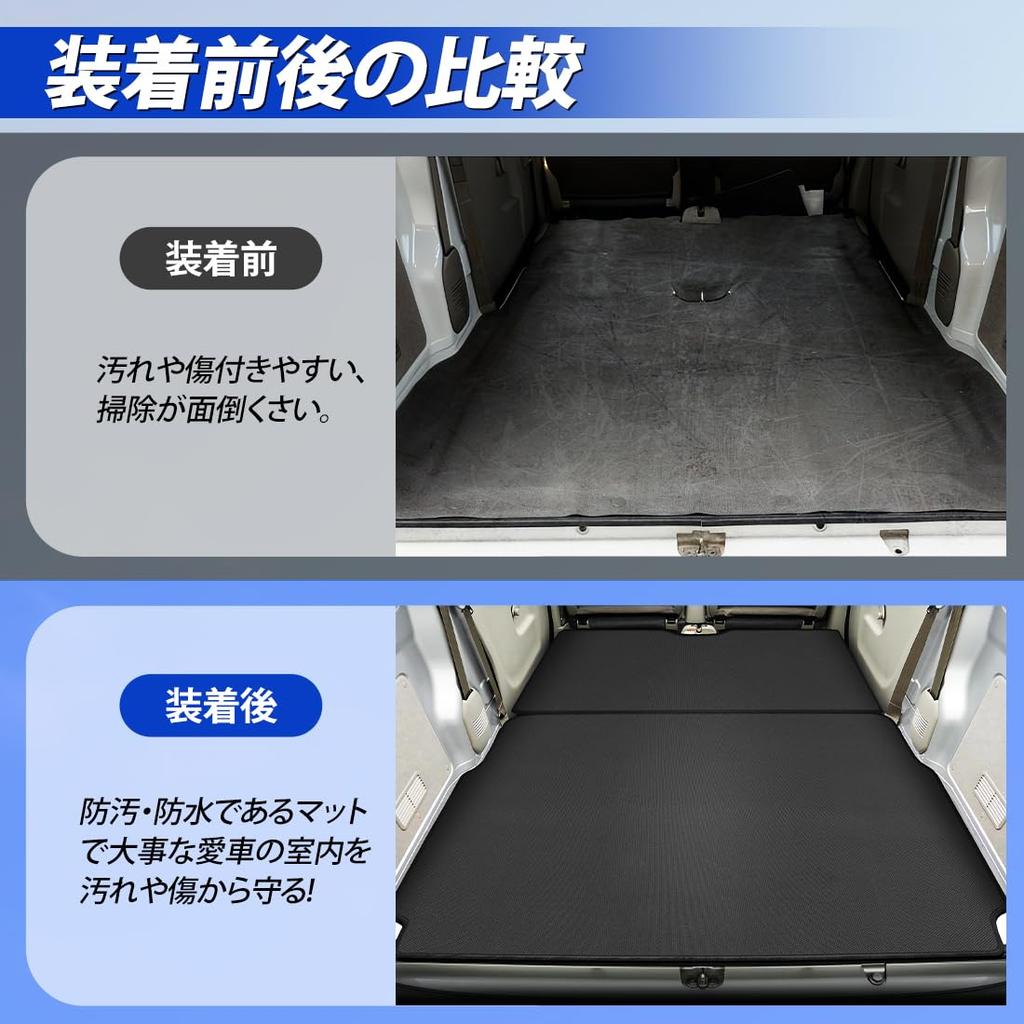 SUNVIC Every Van da17v Kofferraum Individuelle PVC-Fußmatten für jeden Wagon und jeden Van Einfache Set-Matte, Wasserdicht, Schmutzabweisend, Rutschfest,