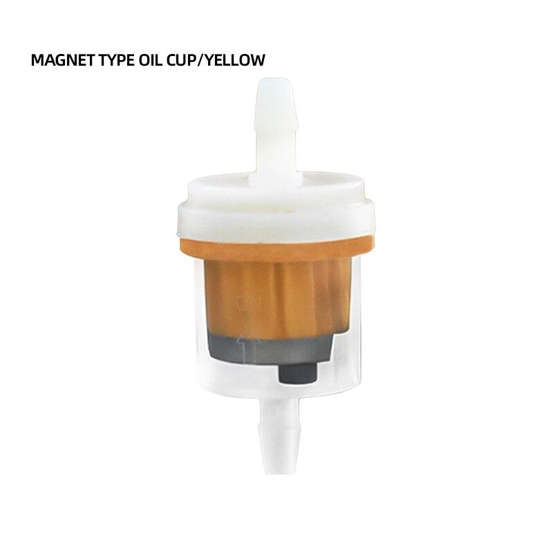 

10 шт мотоцикл бензиновый газовый топливный бензиновый масляный фильтр универсальный для мотоцикла мопеда скутера аксессуары топливный фильтр жёлтый