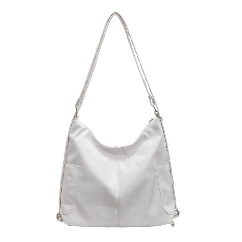 

Однотонная женская сумка через плечо, большой вместительный дорожный рюкзак, сумка через плечо бежевый