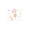 Cartoon Bear Cloud Star Balloon Wall Sticker Kids Room Home Decor Self-Adhesive Wall Art Room Decoration