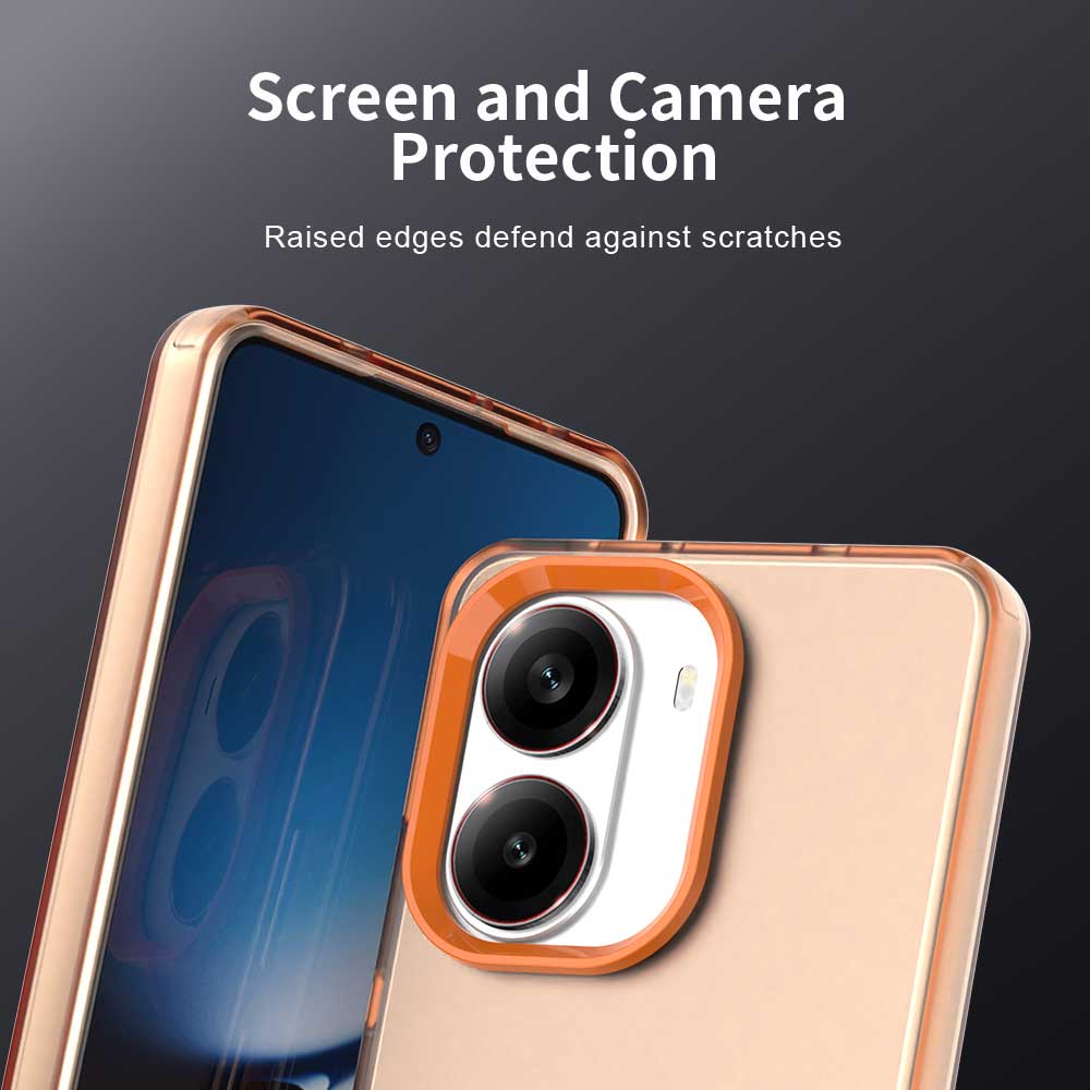 For Xiaomi Poco X7 Pro 5G/Redmi Turbo 4 5G Case PC+TPU+PET Matte Anti-Drop Phone Back Cover