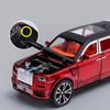 1/32 Scale Exclusive Alloy Metal Pull Back Die-cast Car CULLINAN MASORY Diecast Metal Pullback Toy Car with Openable Doors,Light Music Gifts Toy