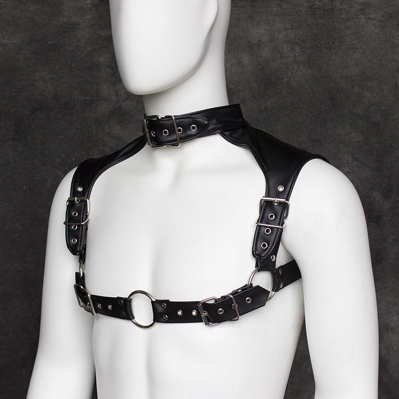 Adult Erotic Restraint Suit: Male Warrior Costume for Nightclub Flirting