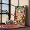 Religion Elefant Gott Indien Hinduismus Ganesha Klassische Vintage Poster Decoracion Malerei Wand Kunst Weiß Kraft Papier Kawaii