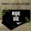 Vintage Ride or Die Biker Quote License Plate D Flat Aluminum Tin Sign Wall Art Decor for Garage Bar Man Cave and Car Front P