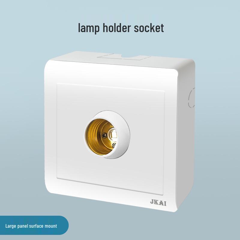 Surface-Mounted Integrated Switch Panel: One-Gang Single-Control, Two-Gang Double-Control, Wall Light Switch with Five Holes.