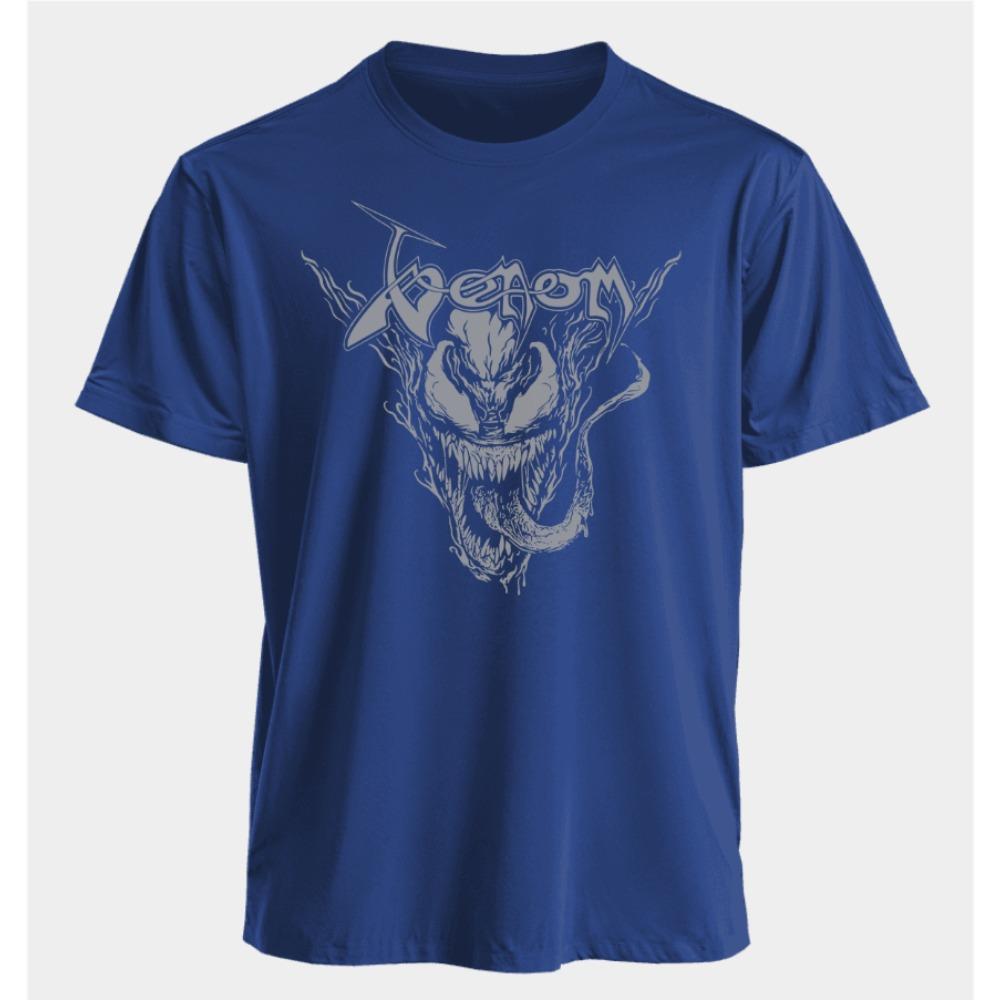 Men's and Women's T-shirts Venom Summer American Spring and Autumn Casual Sporty Punk Harajuku Fashion Short Sleeves