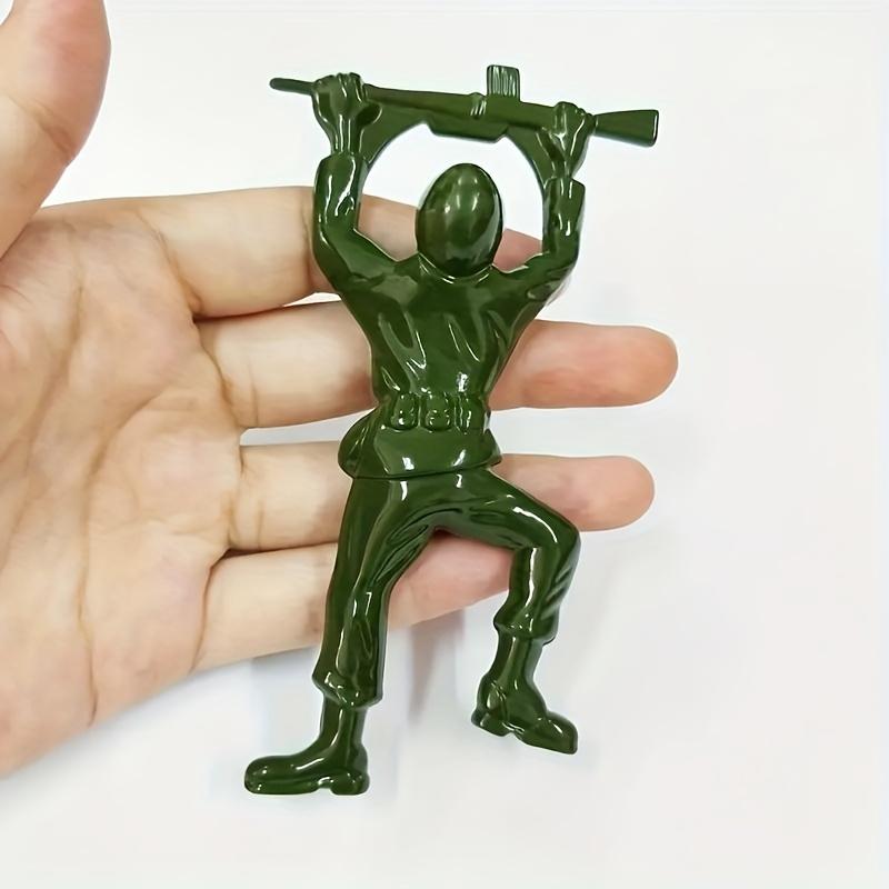 1 pz Apribottiglie Soldato in Lega di Zinco Verde, Versatile Sollevacapsule a Tema Militare, Apribottiglie in Metallo da Parete per l'Estate, San Valentino