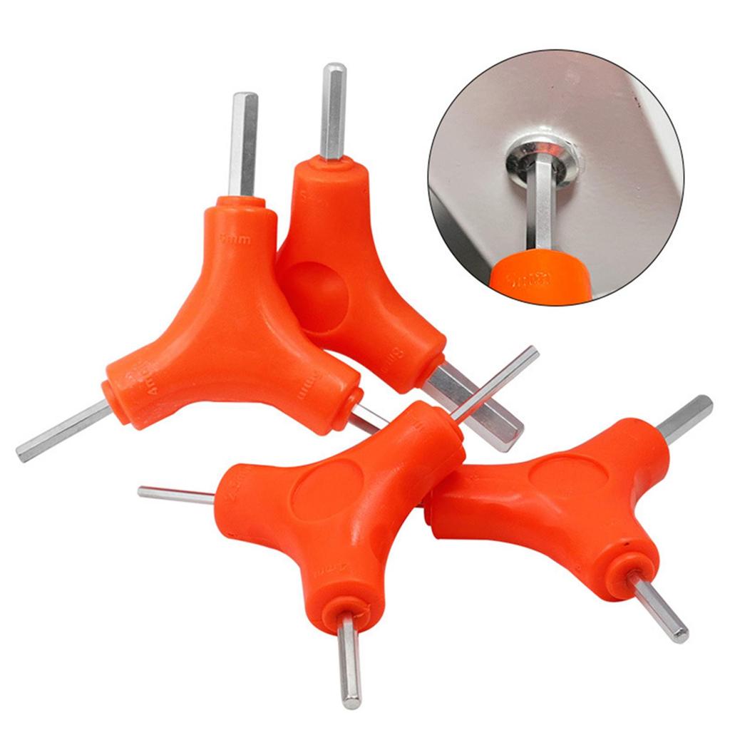 Schraubenschlüssel Trigeminus-Innensechskantschlüssel 2,5/3/4/5/6/8 mm Fahrradwartungswerkzeuge