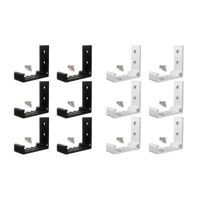 6Pcs Folding Coat Hook Aluminum Alloy Wall Hook Headset Wall Hanger for Hanging Coat, Bags, Hat, Towel, Key Enduring