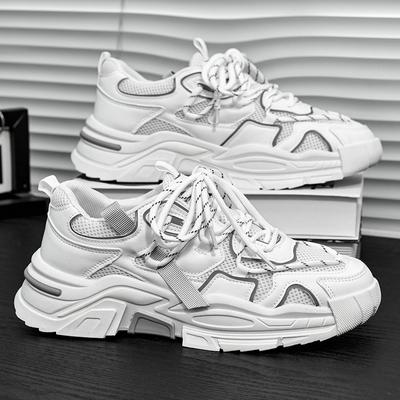 Fashion Trend Platform Sneakers Shoes For Men Mesh Casual Sport Running Sneakers New Men’s Chunky Punk Basketball Sneakers Street Style