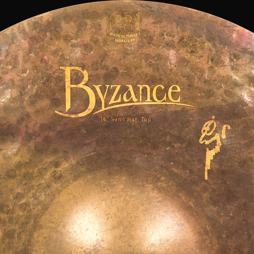 Meinl Becken Byzance Vintage Serie Benny Greb Signature 14" Sand Hat Hi-Hat Becken Paar B14SAH