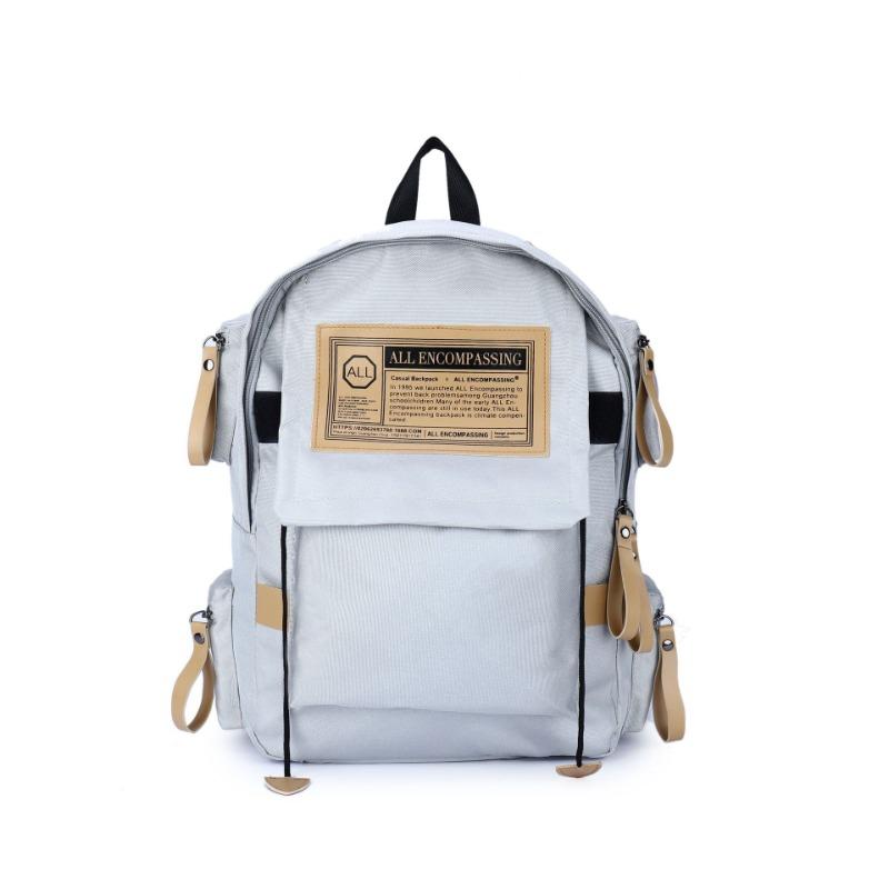 New Canvas Backpack Women's Large Capacity Travel Computer Junior High School Student High School Student College Student School Bag