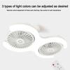 Remote Control Ceiling Fan Light Adjustable Angle Double Head Fan Light LED Fan Light  Kitchen