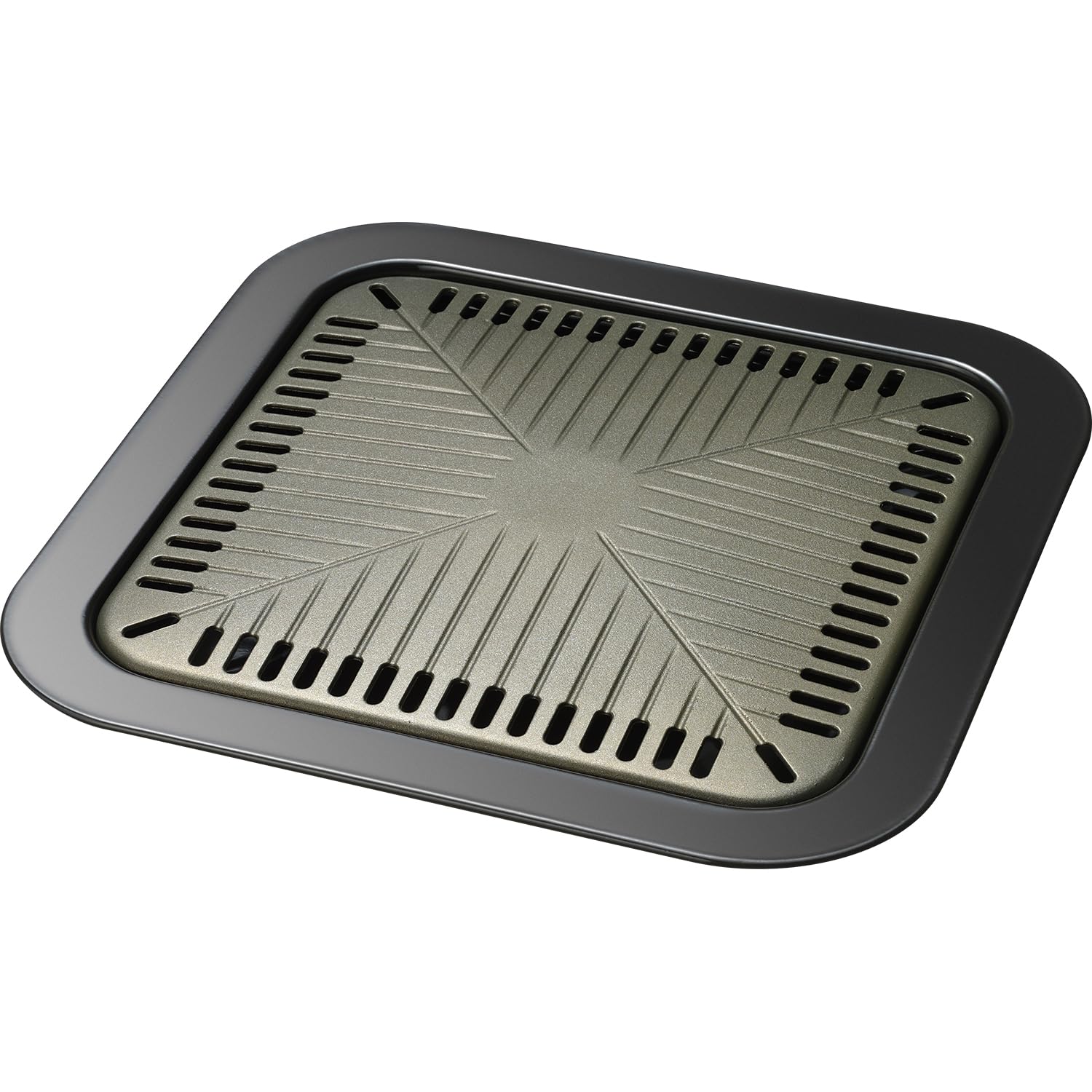 

Wahei Freiz Square Yakiniku Grill P32cm, Portable Gas Stovetop Compatible, Taste Exploration: Korea Edition, RB-2871, Black