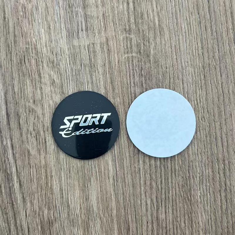 AAZD1 4pcs 45/56/60/65mm Modified wheel hubcap logo Emblem Badge sticker for sport rotiform carlsson lorinser hub cap sticker
