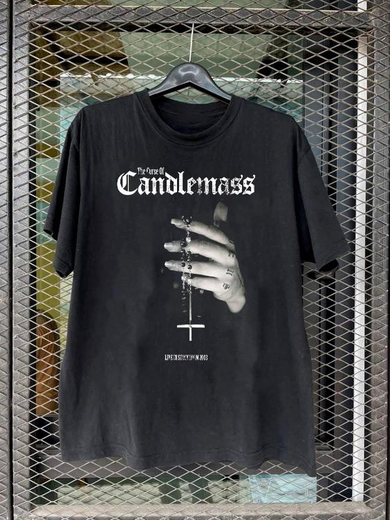 Candlemass The Curse Of Candlemass T Shirt Black Size S to 5XL BT885 XL