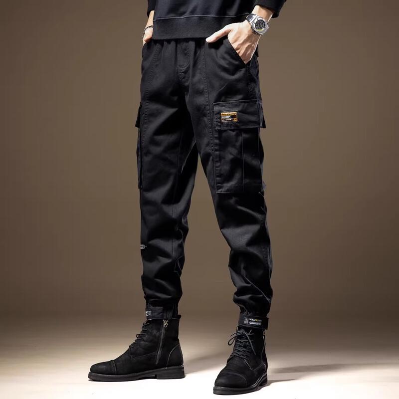 Men's Loose Fit Multi-Pocket Cargo Joggers