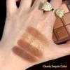 9 Colors Chocolate Eye Shadow Palette Pearly Matte Earth Color Eyeshadow Pallete Shiny Sequins Eye Pigments Lasting Makeup