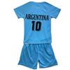 Ensemble Football Enfant - Inspiré de l'Argentin - Maillot et Short - Bleu ciel - - Bleu