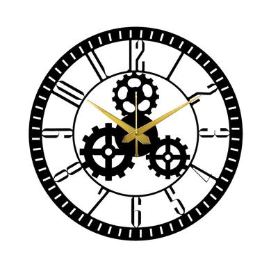 Metal Analog Wall Clock for Living Room,Office,Home and Hall | Antique Fancy Big Size Modern Wall Watch for Home Decor (40CM)