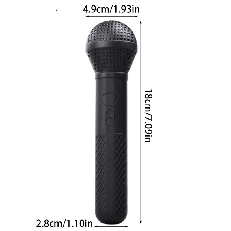 Microphone Kids For Toy Microphones Props Pretend Play Party Toy Props Karaoke Adults Fake Mic Costume