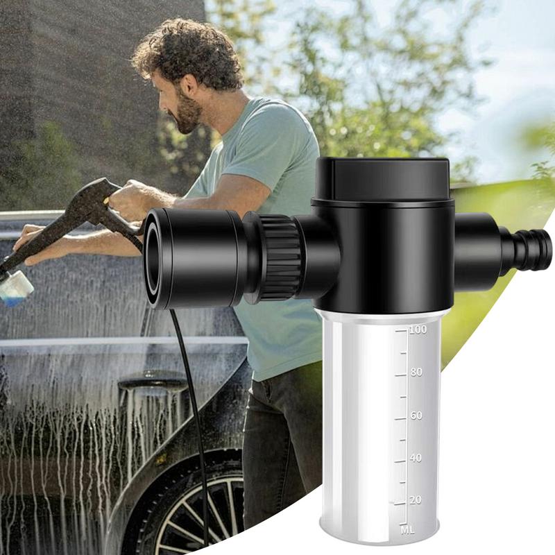 100ml Hochdruck-Autowasch-Schaumkanone Verstellbare Schaumkanone Gartenschlauch-Sprüher Präzisions-Gartensprenger mit Skala