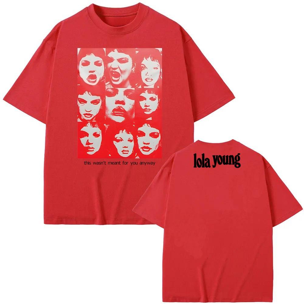 LOLA YOUNG T Shirt Aesthetic HighQuality Tee-shirt RopaMujer O-neck Clothing Graphic Printing Casual Retro Singer -Style Tshirt