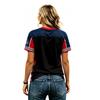 T-shirt décontracté à manches courtes avec imprimé lettres pour femme, à porter au quotidien