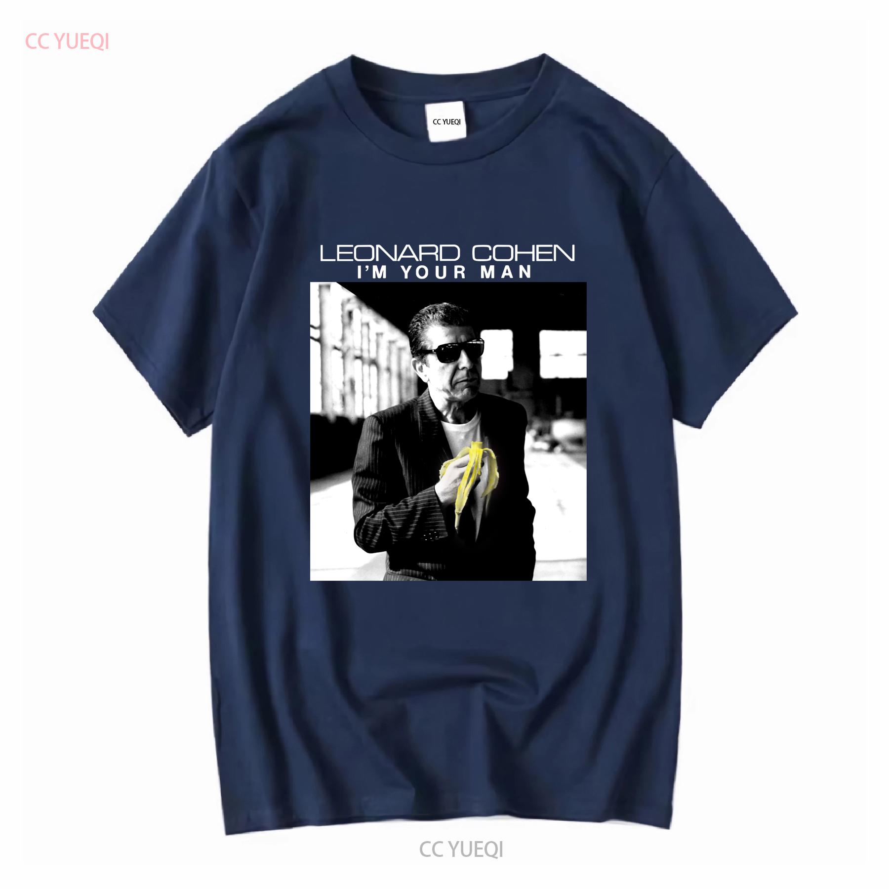 

Leonard Cohen i am Your Men T Shirt Size S M L 234XL 012 vintage Washed homme Stylish graphic Soft streetwear Slightly M