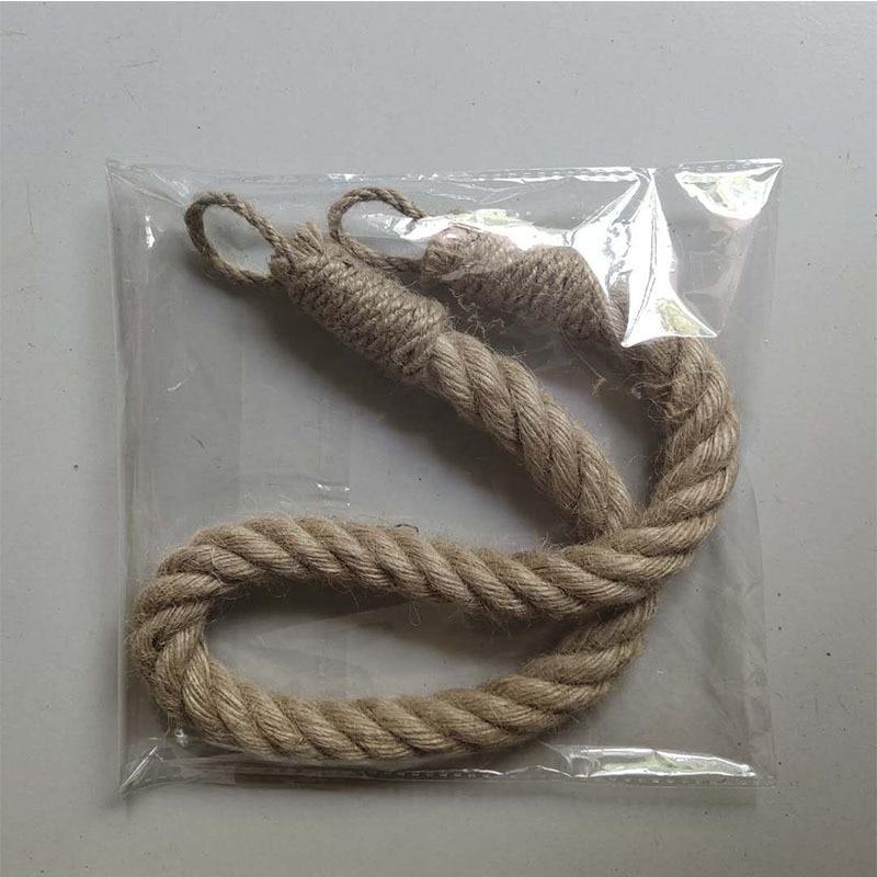 

1 шт. держатель для салфеток из пеньковой веревки, свободное отверстие, настенный держатель для салфеток из хлопковой веревки, держатель для рулонной бумаги из цельного дерева Free hook бежевый