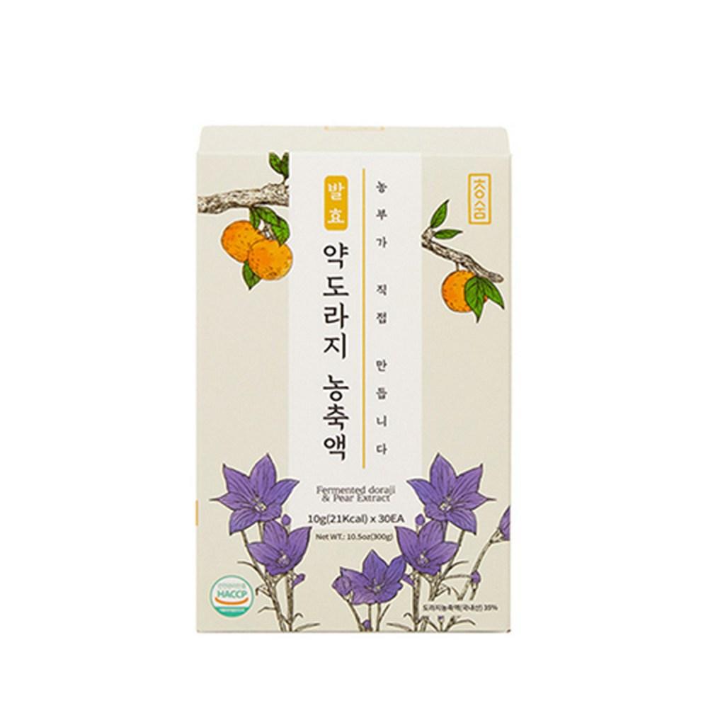 Cheongsum Fermented Medicinal Balloon Flower Root Concentrate Stick Type 10g 30 Pcs
