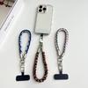 Creative Hand-Woven Mobile Phone Lanyards, Wristbands, Short Rope Strings, Pearl Jewelry, Pendants, Safety Anti-Loss Ropes