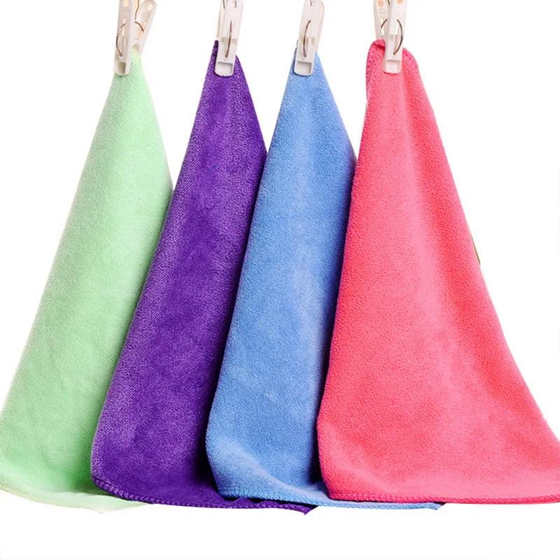 1PC Towel Microfiber Quick Drying Solid Color Soft Face Towel Dry Head Hair Adult Face Towel 30x70cm Bath For Kids
