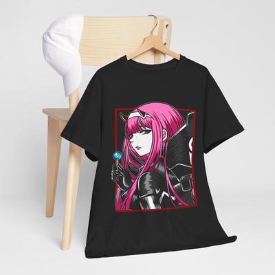New Zero Two Unisex T-Shirt,Anime Aesthetic Anime,Gift,Kawai Vaporwave,Zero Two