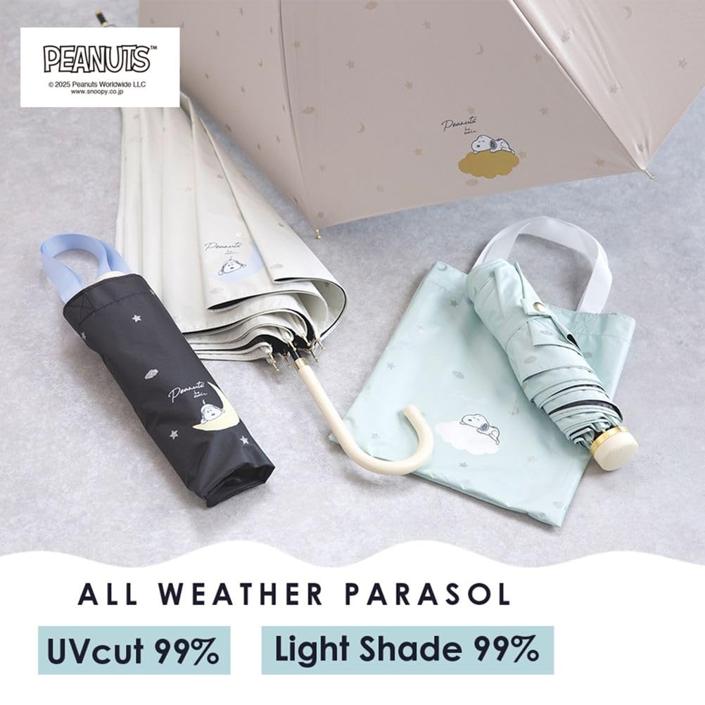 Ogawa Folding Heat and Light Over UV Manual Polyurethane 6 Tote Bag Includes Grosgrain Glitter 56226 (Ogawa) Women's Parasol, Blocking, 99%