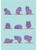 Modern Funny Cute Bulldog Cat Panda Yoga Gesture Poster And Print Canvas Painting Animal Nordic Wall Art Nursery Kidroom Decor