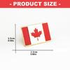 Classical Canadian Flag Brooch Sturdy Alloy Maple Needle Badge Office Wear Decoration For Long Lasting Wear
