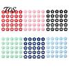 Classroom Grouping Labels 30PCS Numbered Pencil Toppers, Reusable Prevent Confusion Labels, Management System Plastic Tracking Marker Clips,