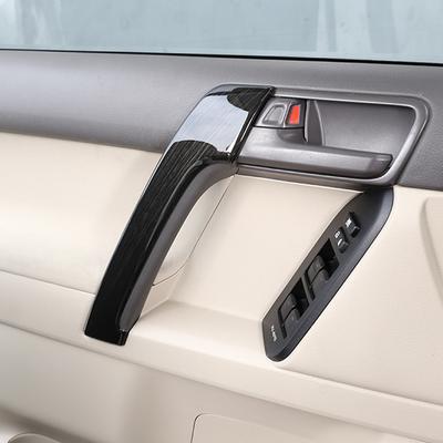 Pro Toyota Land Cruiser Prado FJ150 150 Rok 2010-2018 Příslušenství interiéru vozu 4 ks/sada Kryt ozdobné lišty vnitřní kliky dveří vozu z ABS