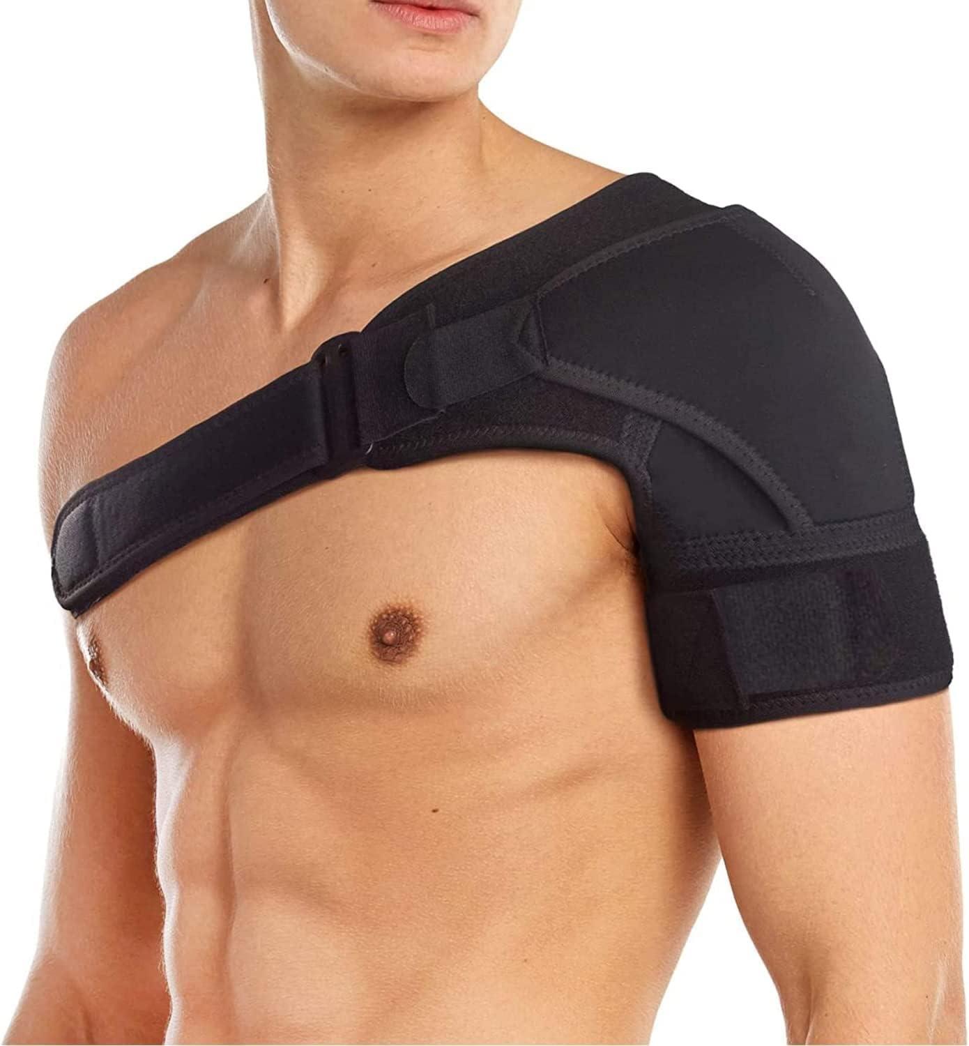 Injury Prevention Shoulder Brace Shoulder Support Belt for Men S светло-серый