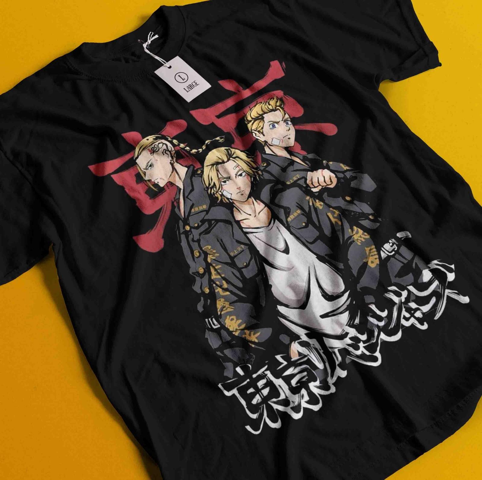 

Tokyo Revengers T-Shirt Mens Womens Tees Top Manjiro Sano Shirt Takemichi Hanagaki Tshirt Ken Hakkai 2XL
