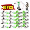 10pcs Clip Buckle Fish Bell Fishing Bite Alarms Fishing Rod Bells Tip Clip Bells Ring Outdoor Pole Fish Bites Indicators