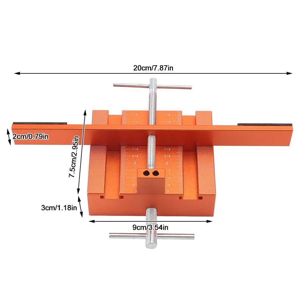 Aluminum Alloy Hardware Jig Tool Adjustable Door Hinge Jig Universal Door Mounting Jig Bathroom