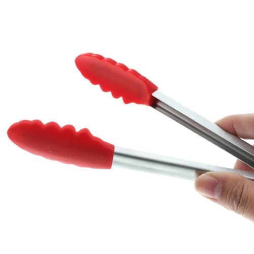 Blanche Associ? SO Silicone Tongs, Mini, Red, 21cm, Dishwasher Safe, Heat Resistant Up To 280C, Cold Resistant Up To -70C, Silicone, A54842