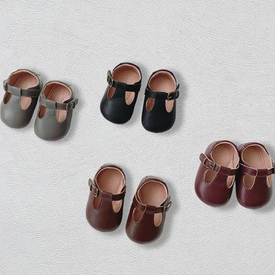 Koreanische Kleinkind-Laufschuhe mit weicher Sohle & Oberfläche, rutschfest, einfarbig für 0-2 Jahre