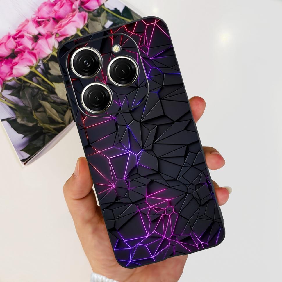 For Tecno Spark 20 Pro Casing KJ6 Luxury Candy Painted Cover Soft Silicone Case For Tecno Spark 20 Spark20 Pro Housing Funda
